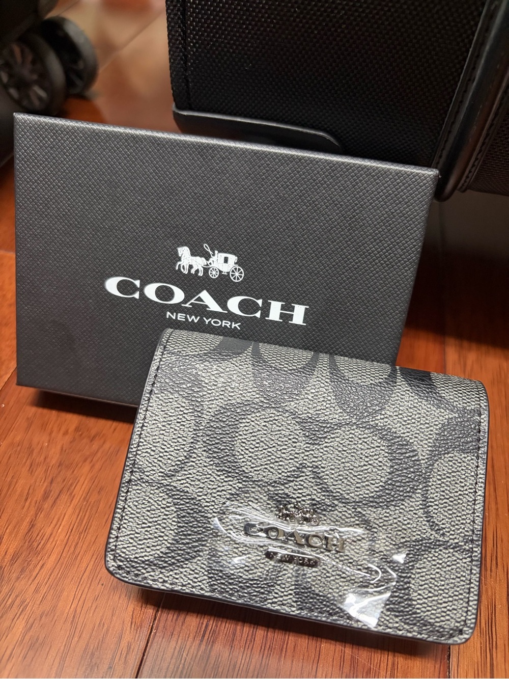 Coach Signature Canvas Wallet